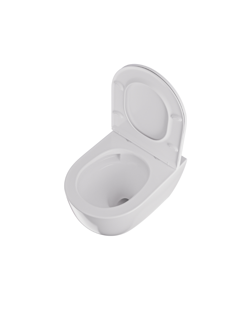 Miska WC Uptrend CANEO biały połysk, VORTEX 1 szt. - 3