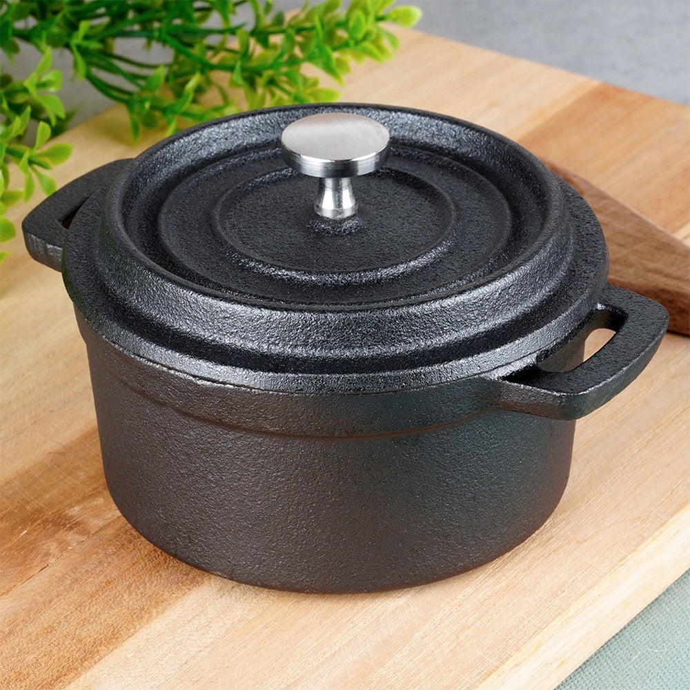 Garnek do serwowania z pokrywką żeliwny CAST LINE 10 cm, 250 ml - 2
