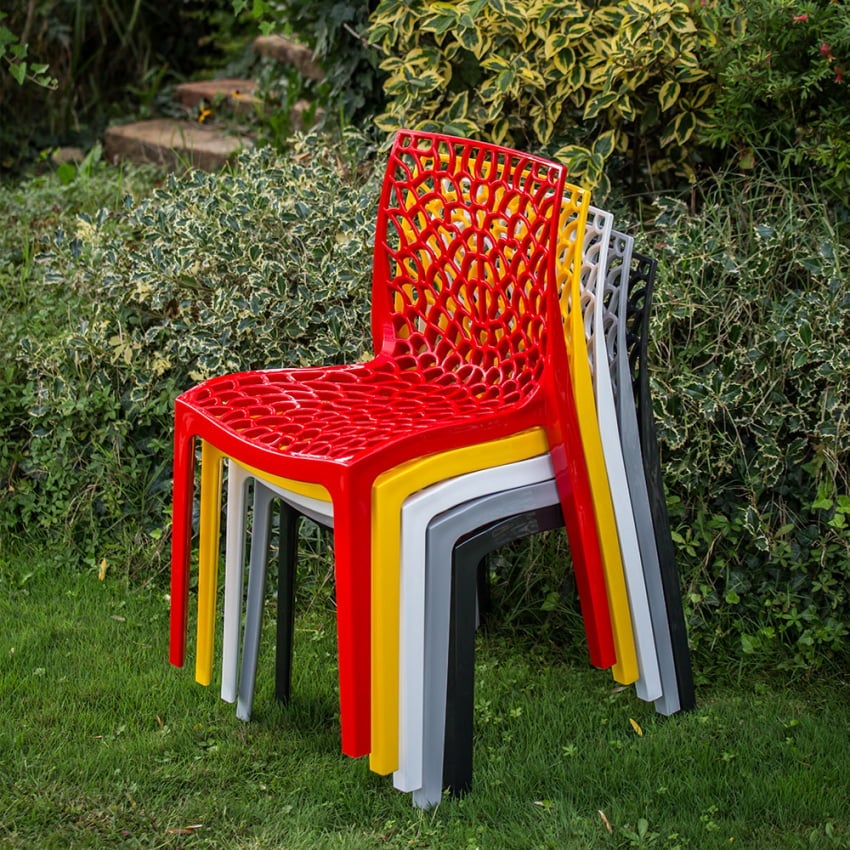 Chaise de jardin avec coussin Gruvyer en Polypropylène Vert - 7