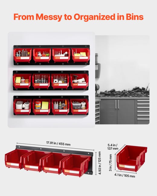 51 contenitori da parete per garage cassetti con 4 picchetti per montaggio a parete per officina contenitori organizer di facile accesso scomparti per accessori artigianato forniture per ufficio 51 contenitori da parete per garage cassetti con 4 picchetti per montaggio a parete per officina contenitori organizer di facile accesso scomparti per accessori artigianato forniture per ufficio
