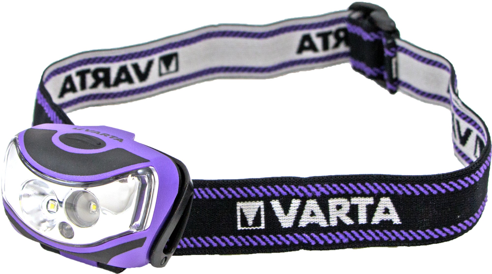 Lampe Frontale VARTA – Rechargeable, 300 Lumens, Tête Pivotante, Portée 91 M, IPX4, Bandeau Réglable