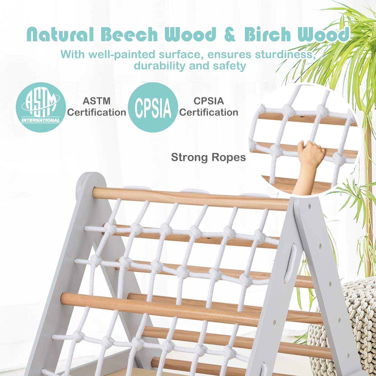 Scala In Legno Per Criceti Rianpesn - Giocattolo Per Arrampicata E Recinto, Per Piccoli Animali Domestici - Foto 6