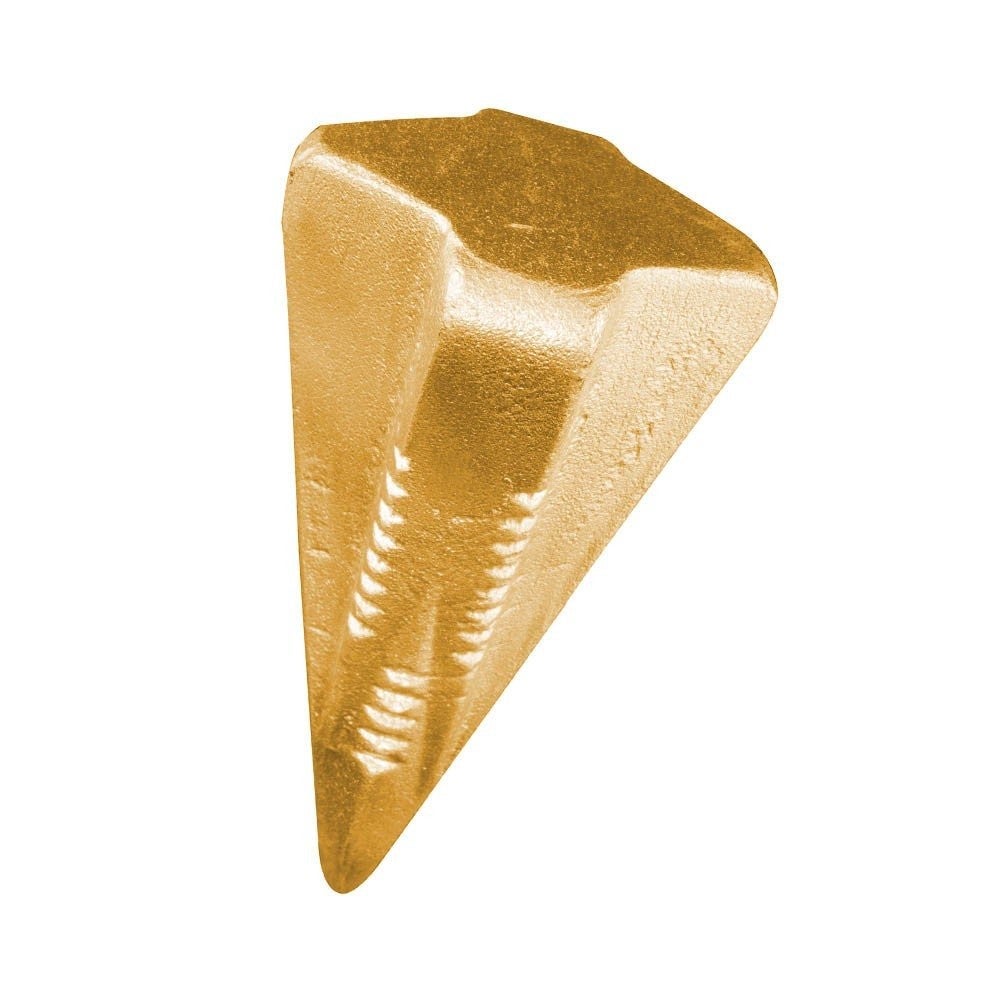 Coin à fendre en fonte - H. 18cm - 1.5 kg - Forme étoilée - Petit modèle - Or - 2