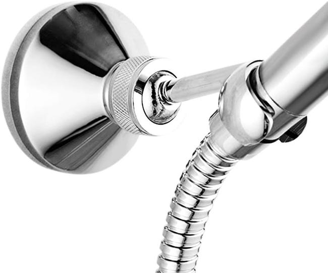 Supporto per Gomito per Presa Doccia, Supporto per soffione Doccia a Nastro, placcatura Spessa Liscia a Parete per Bagno di casa per Bagno Supporto per Gomito per Presa Doccia, Supporto per soffione Doccia a Nastro, placcatura Spessa Liscia a Parete per Bagno di casa per Bagno