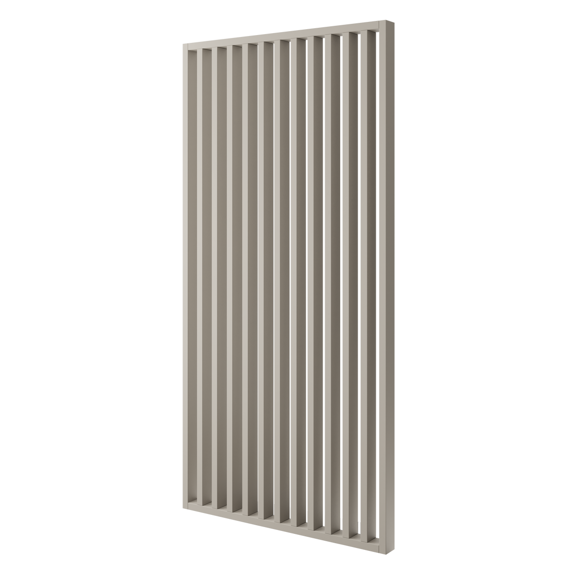 ŚCIANKA Z LAMELI - GOTOWY ZESTAW - PIASKOWY BEŻ - LAMELE3D - 155 cm - Pod kątem 45°