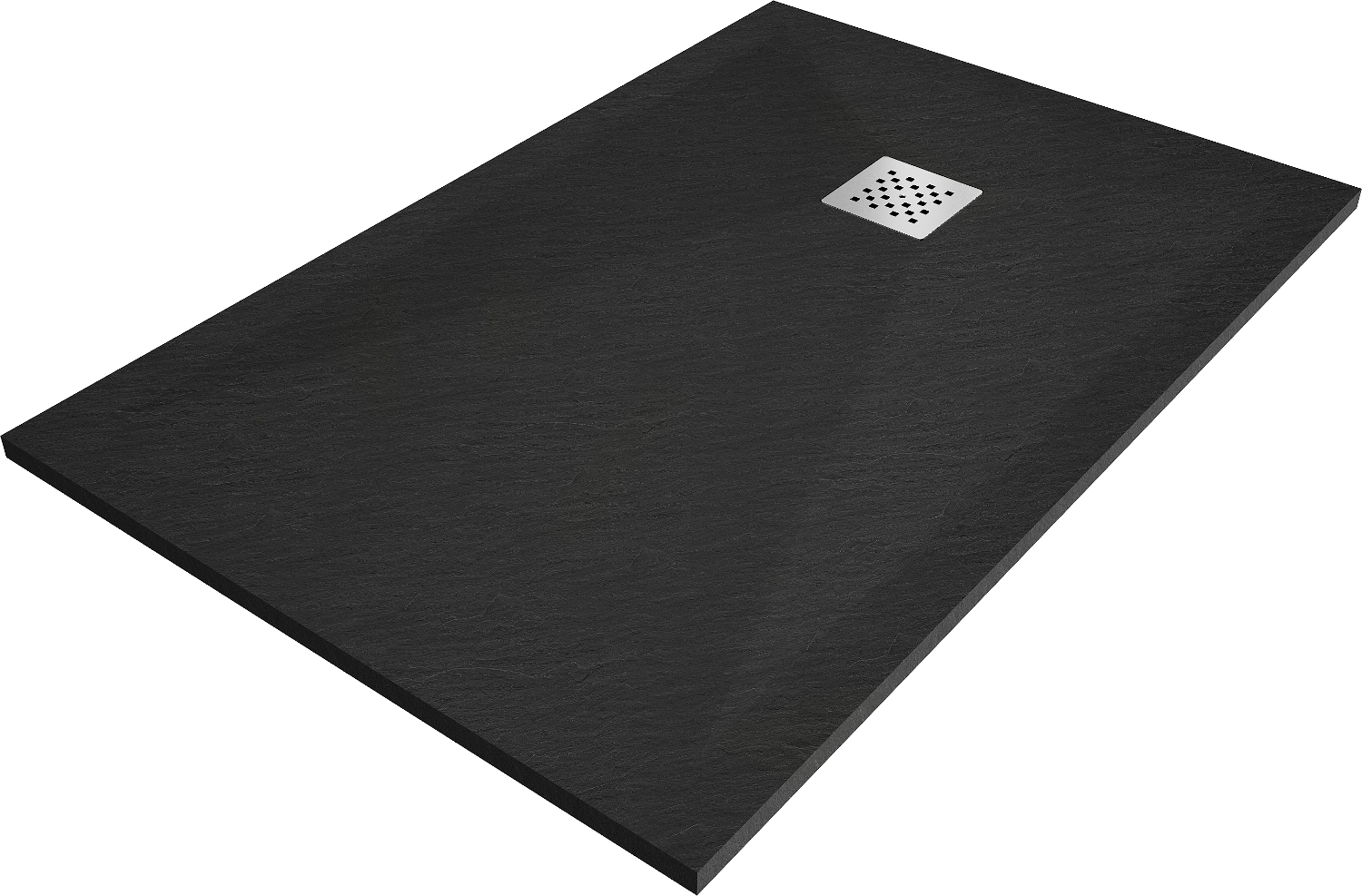 Mexen Stone+ brodzik kompozytowy prostokątny 120 x 80 cm, czarny - 44708012