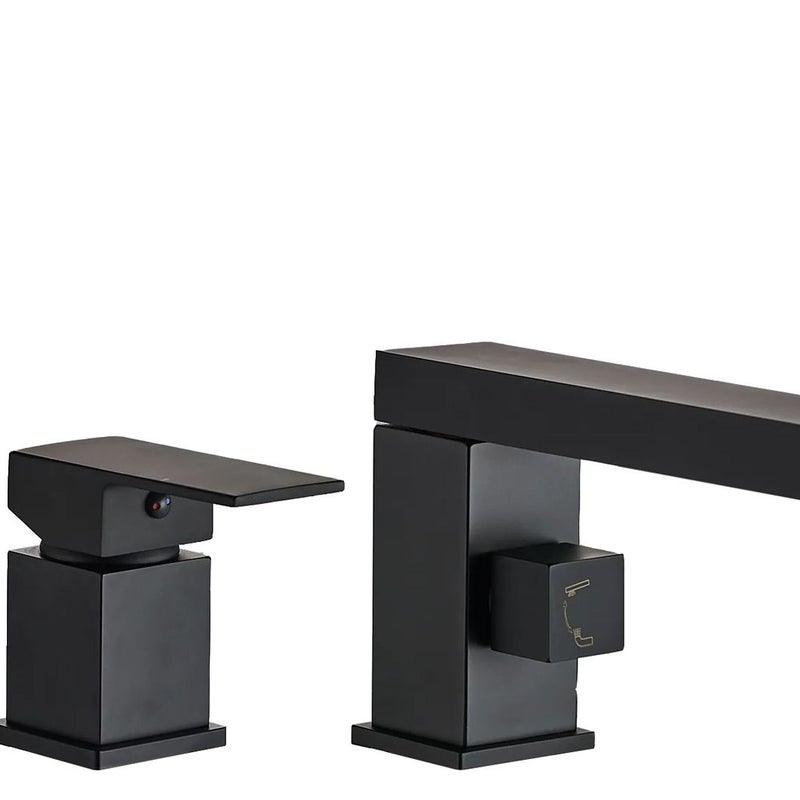 Bateria wannowa Rea Glen czarna trzyczęściowa