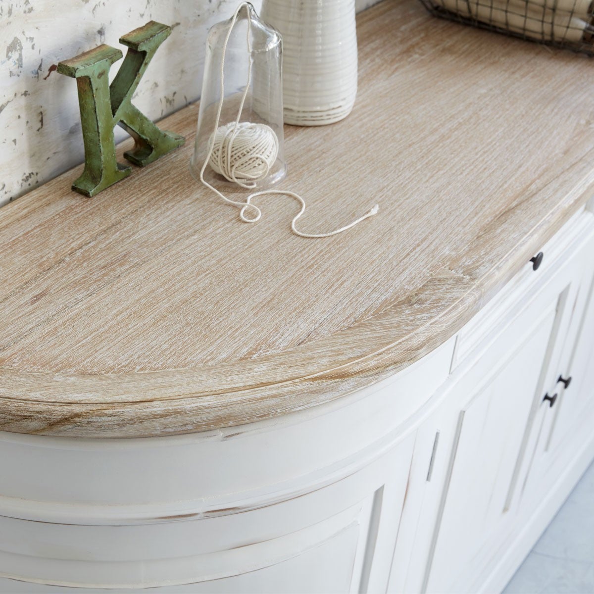 Buffet en bois d'acajou et teck 4 portes - 4