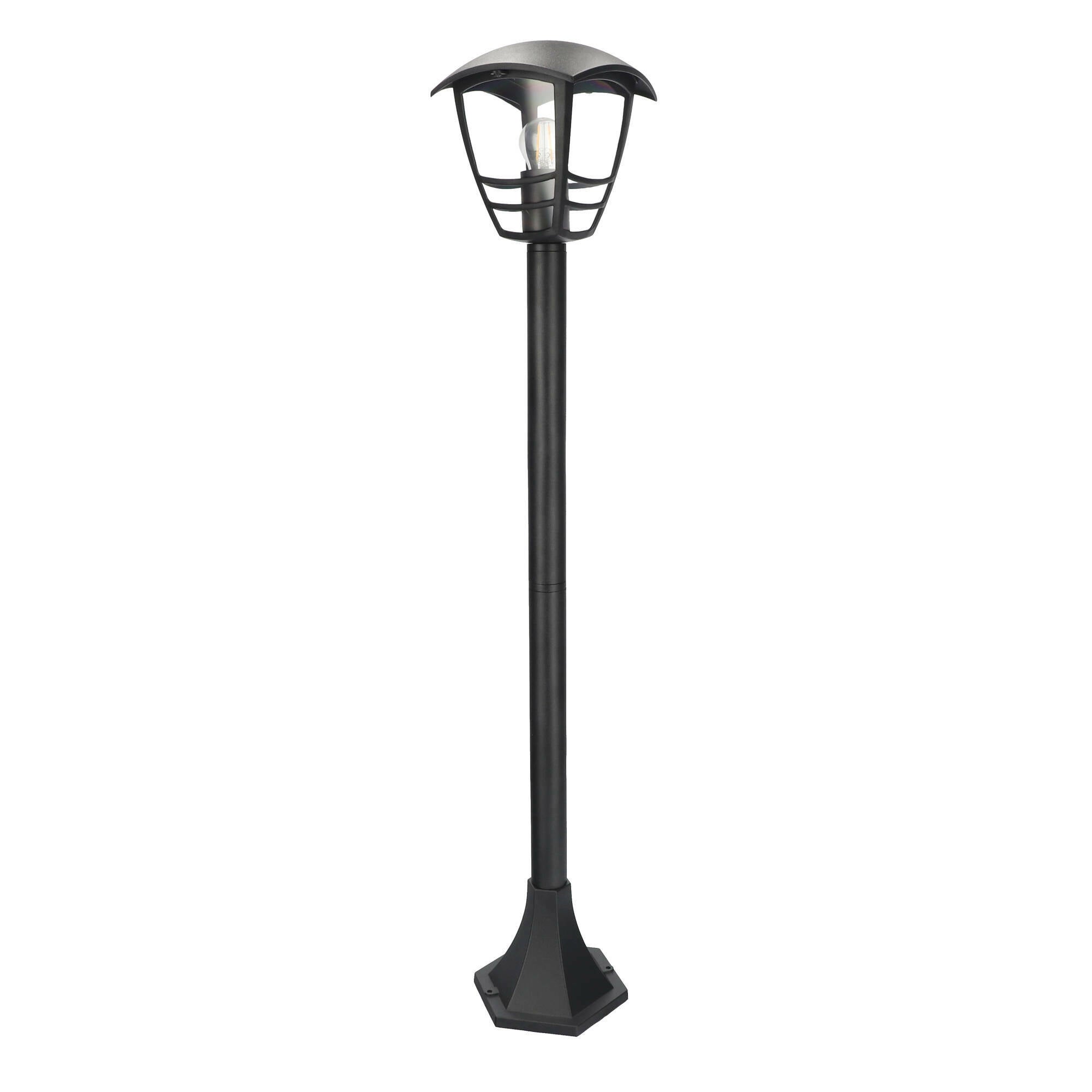 Lampa ogrodowa słupek, latarnia IMMA Black L/T, IP44, E27, 220-240V, czarny EDO777384 EDO Solutions