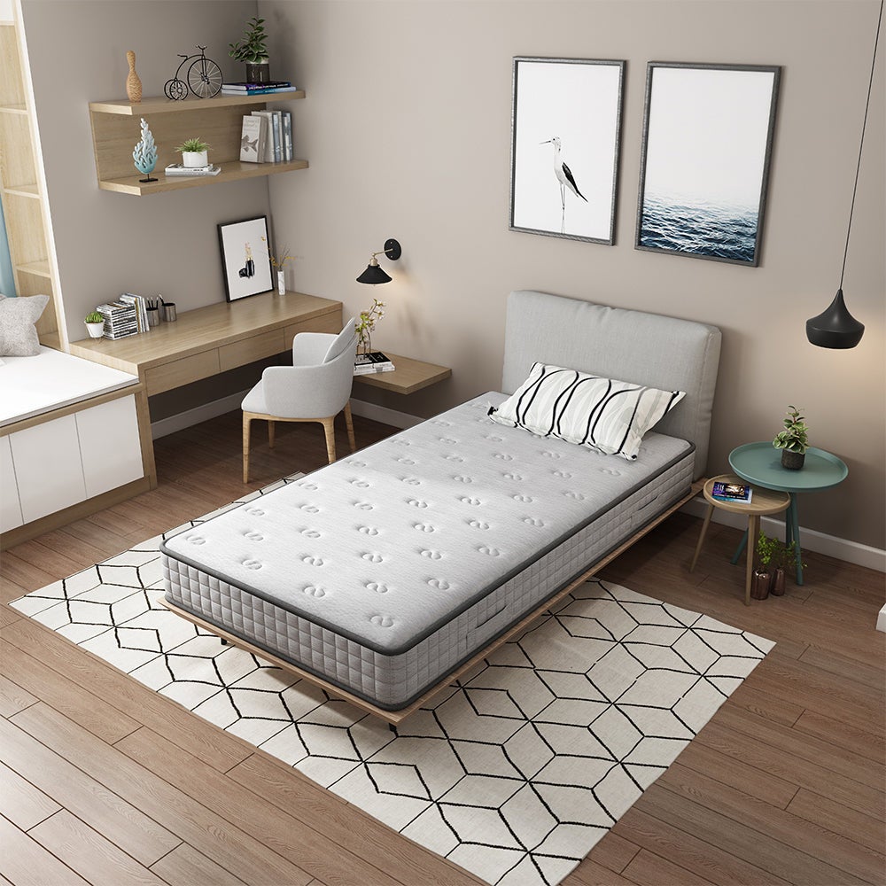 TEENO Matelas mousse 90x190cm, mousse Confort ferme Epaisseur 22 cm - 5