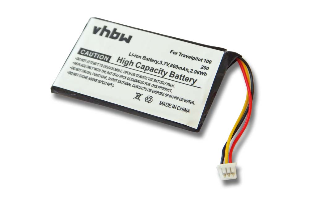 Batterie Vhbw Pour Navigon 8110, 8310, 8130 – 1300mAh Li-Po