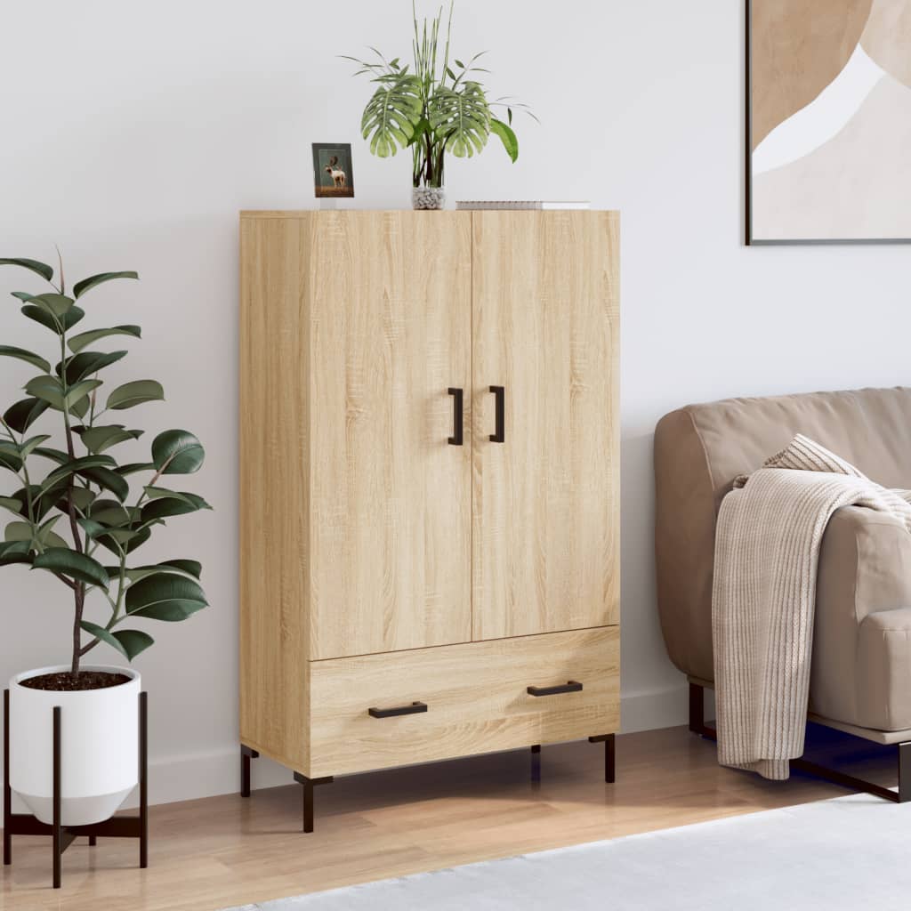 Buffet/bahut contemporain 204 cm chêne/gris béton Faustina Buffet/bahut contemporain 204 cm chêne/gris béton Faustina