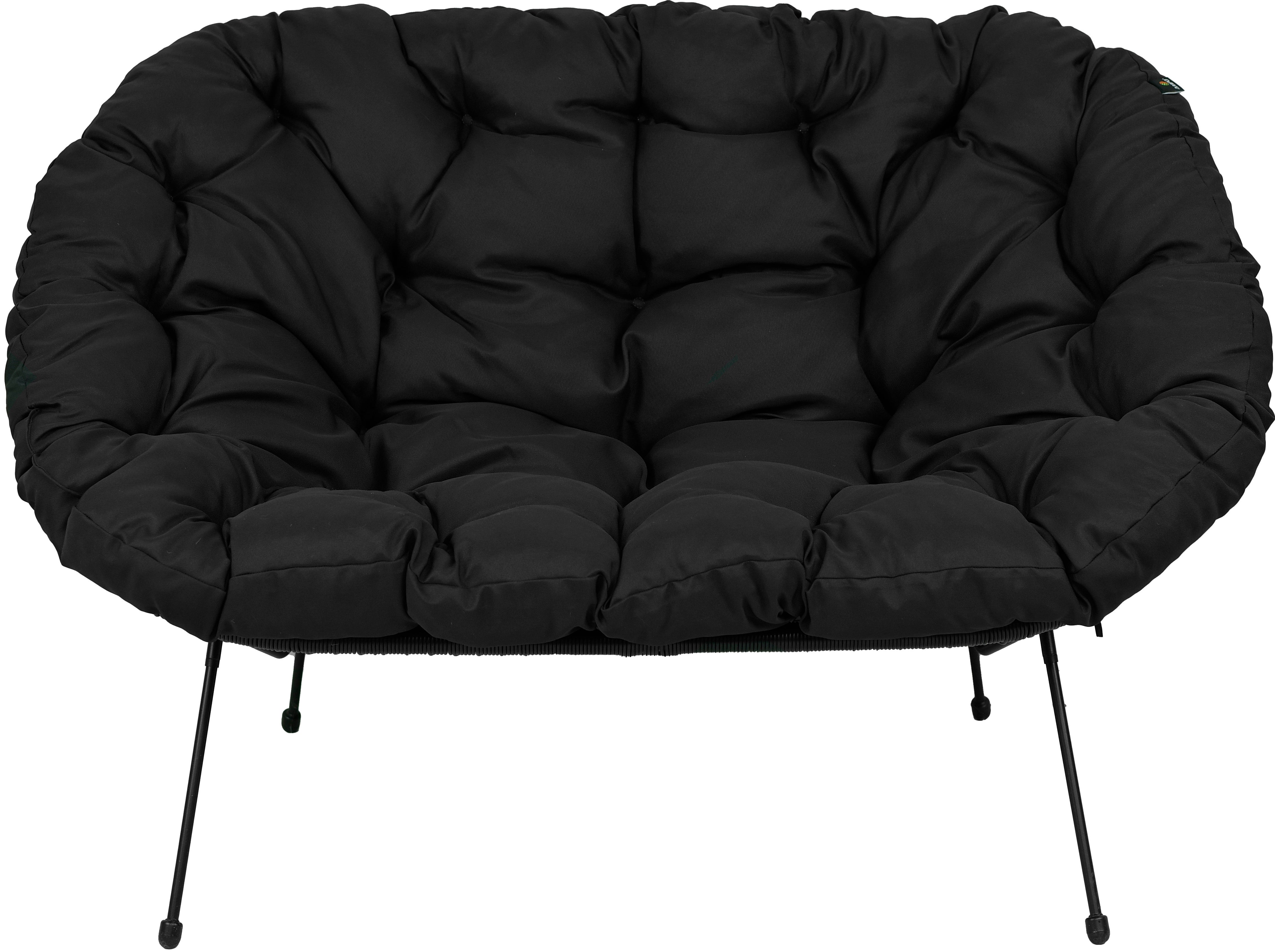 Poduszka na sofę żyłkową AMPO czarny 1 szt.