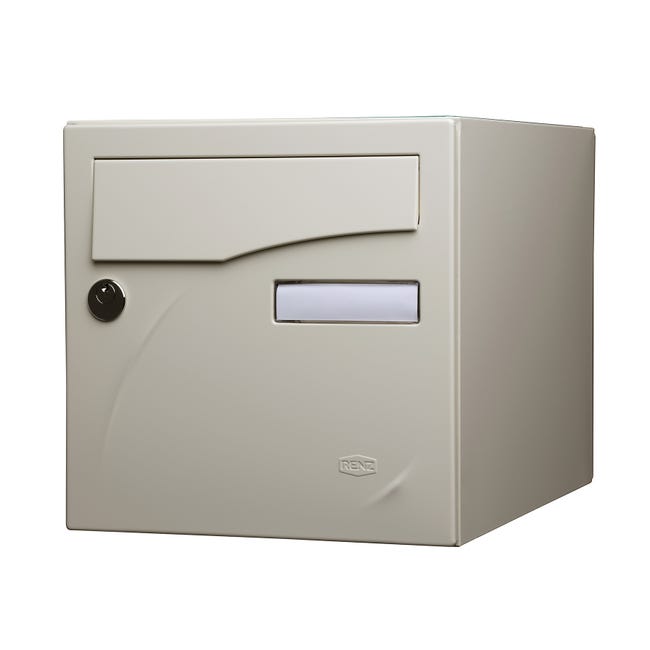 Boite aux lettres Préface 1 porte Ivoire RAL 1015 mat | Leroy Merlin