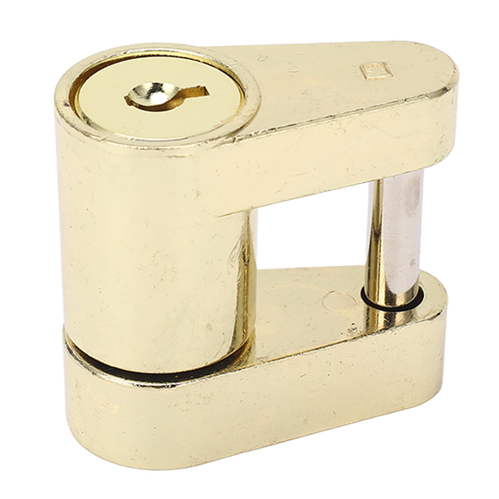 Blocco di aggancio per gancio di traino, antifurto, versatile, per camion RVS, cassetta degli attrezzi (oro) - 4