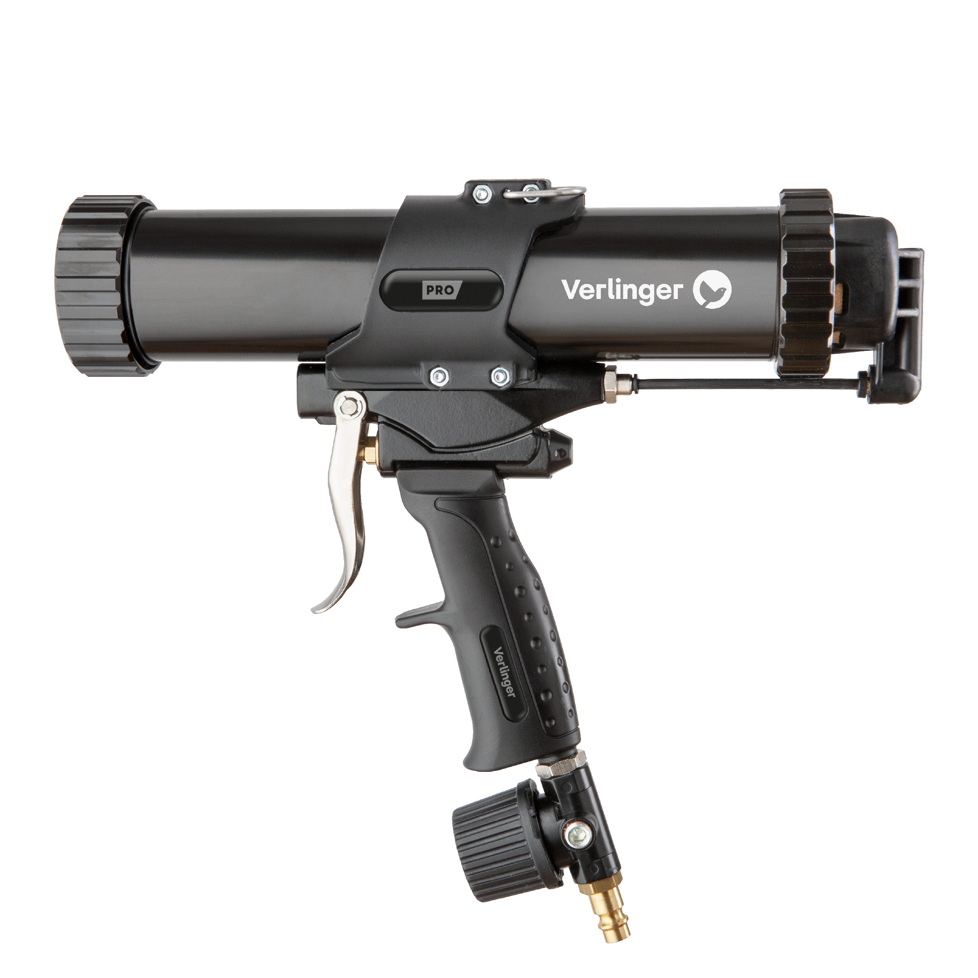 Wyciskacz pneumatyczny Verlinger VCGP-217 do silikonu 400ml + ADAPTER 280–310 ml, 31 x 28 x 6,5 cm, 1 szt.