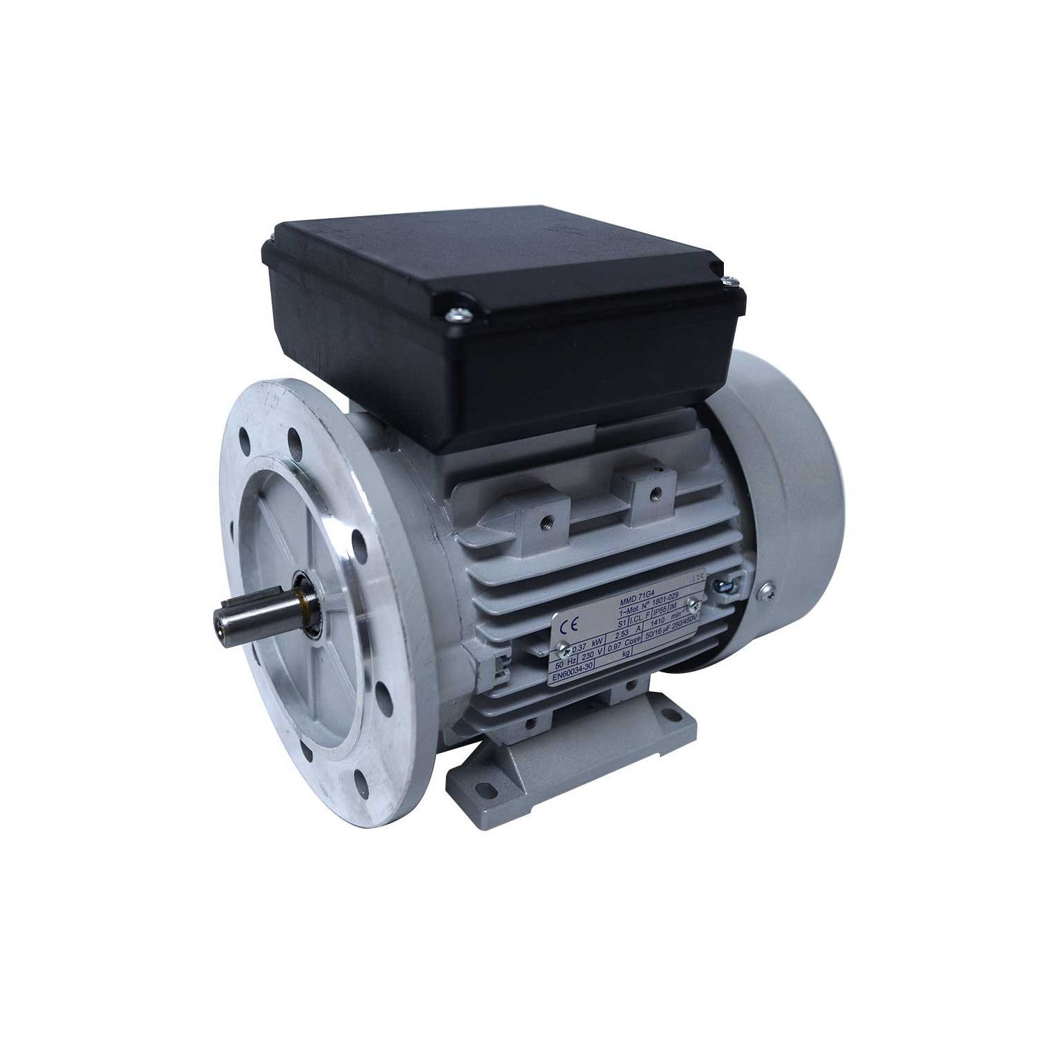 Moteur électrique Monophasé 220v 0.55kw 3000tr/min Mmd71b2b35 Bride — free download