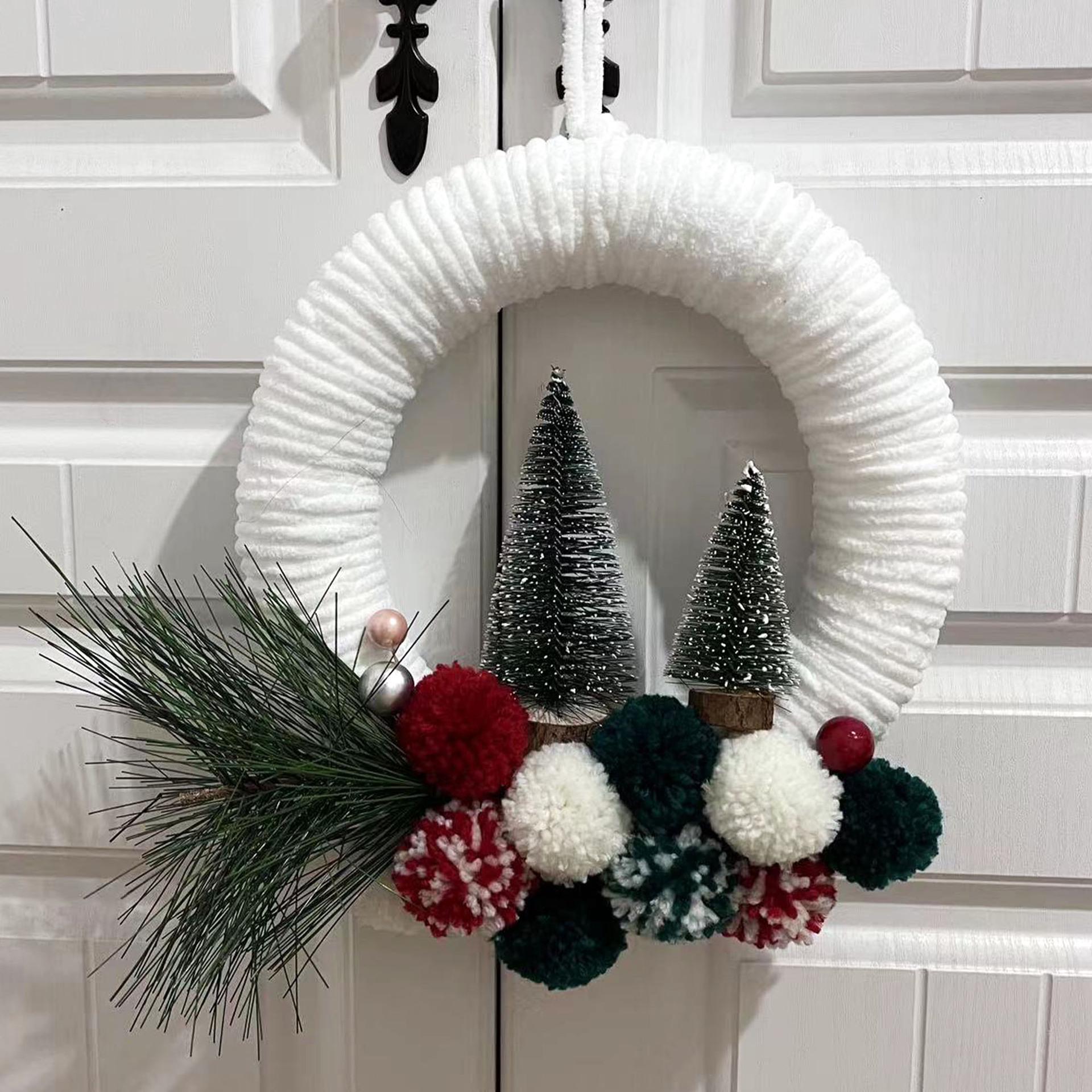 Petite Couronne De Noël Artisanale – Décoration De Sapin – Fait Main En France (10 Cm)