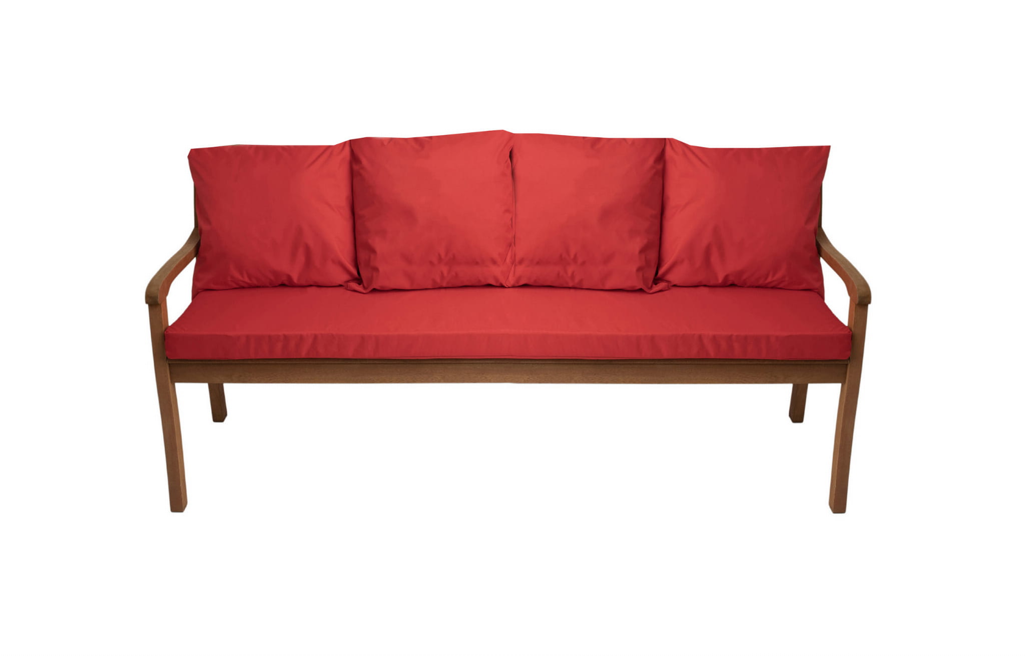 Cojín de banco 170x50/4x50x56cm, cojín de exterior, cojines para columpio de jardín de 3 plazas rojo, cojín de asiento, cojín de respaldo