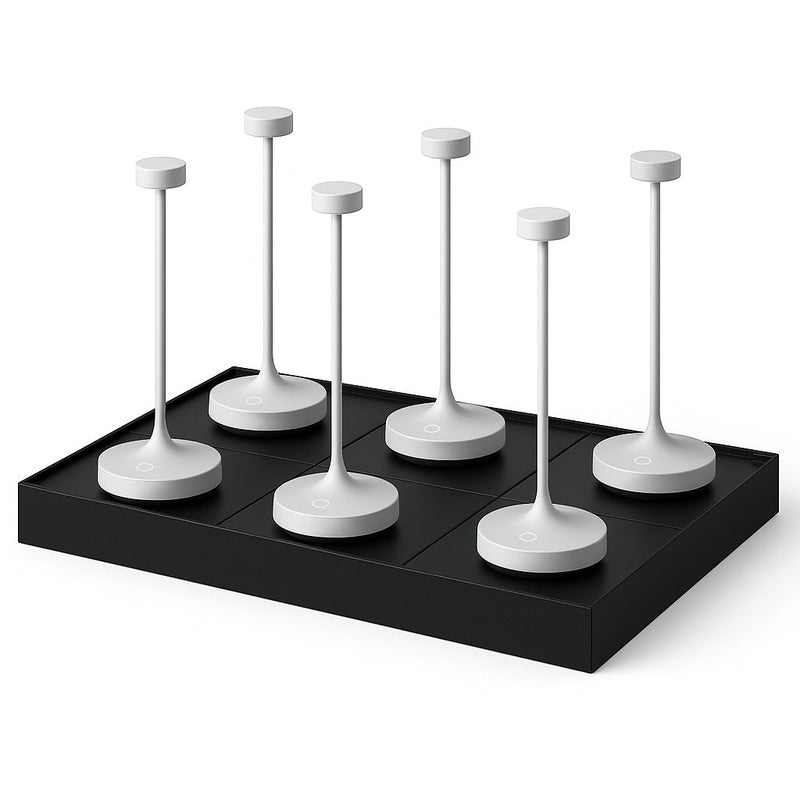 Lampa stołowa RUBY + podstawa ładująca