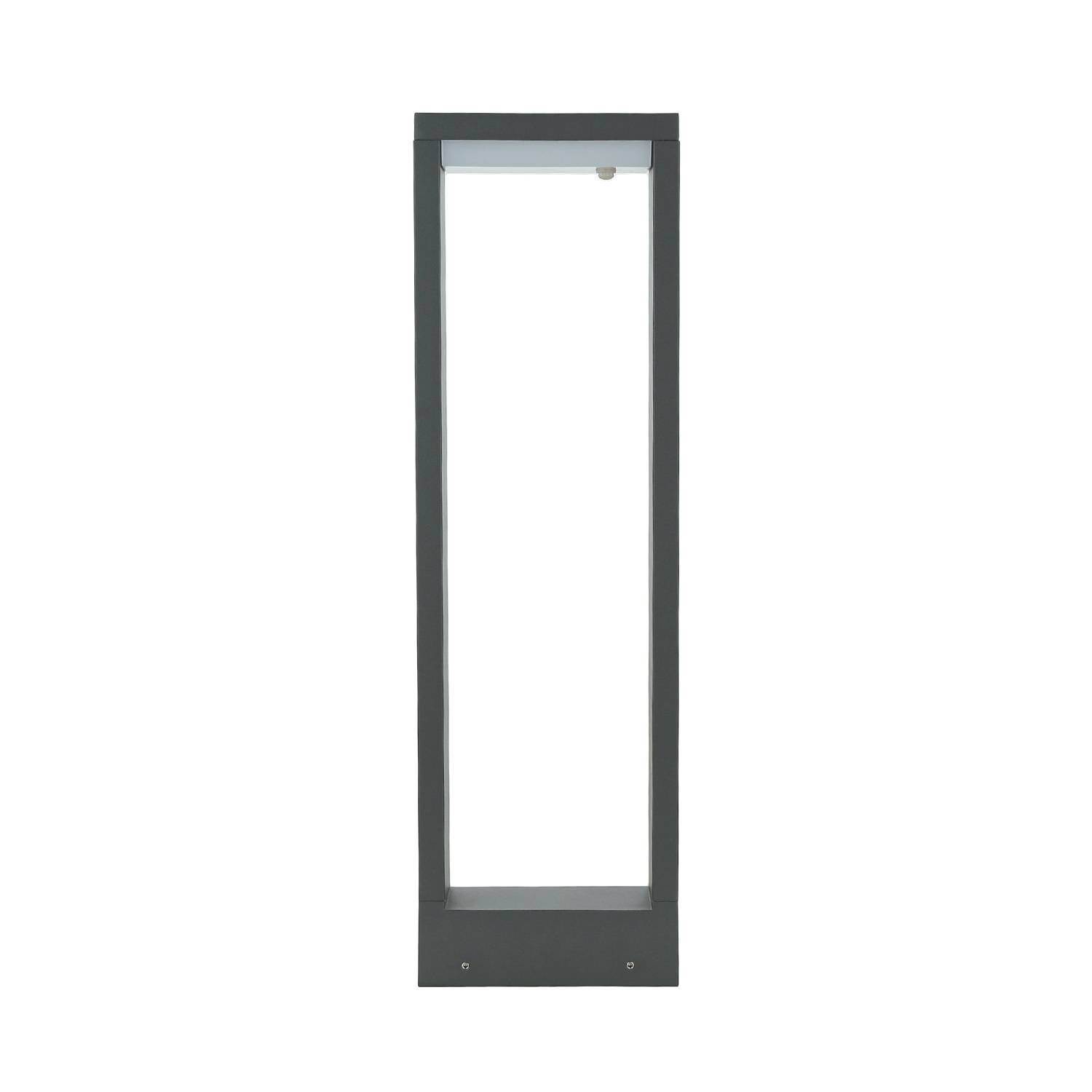 Lampada da giardino decorativa MENISINO LED 50cm IP54 resistente alle intemperie colore antracite lampione da percorso - 8
