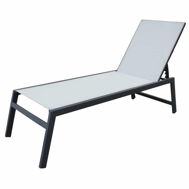 Lettino Alluminio Chillvert Pisa 203x64x43 cm