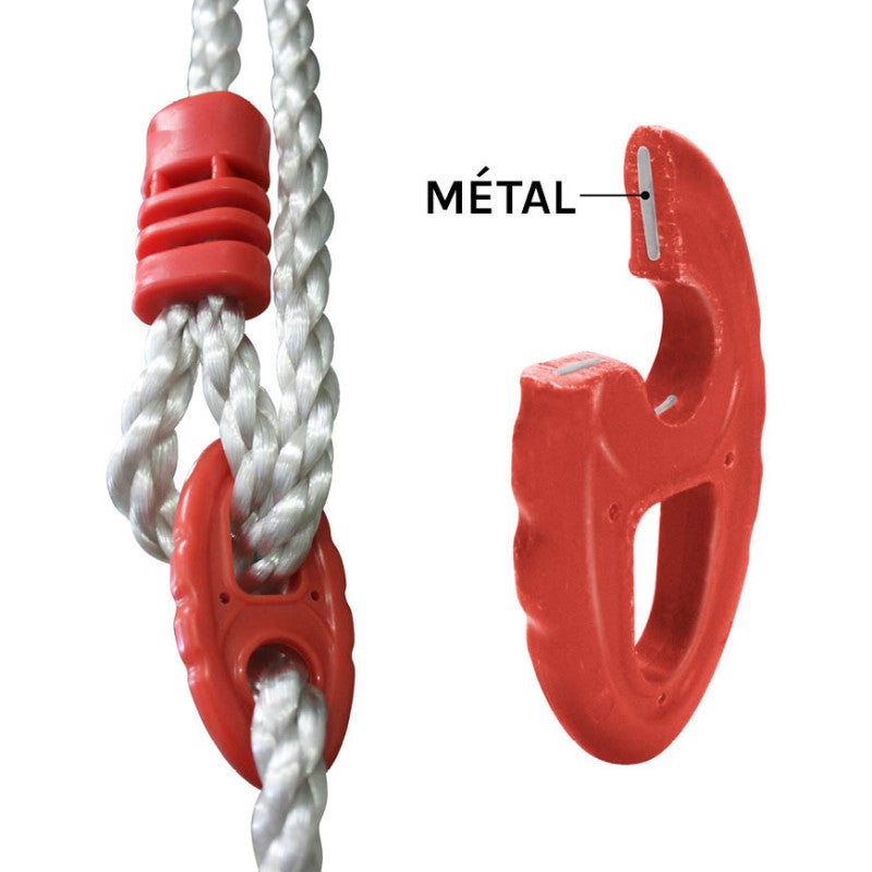 Balançoire bois pour portique compatible hauteur 1,70 à 3 m - 8