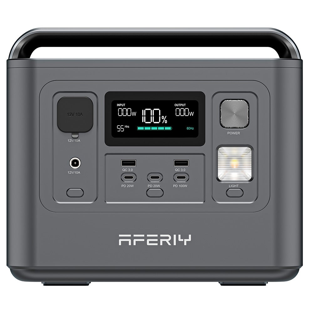 Centrale électrique portable AFERIY P010, 800W 512Wh Batterie LiFePO₄ ...