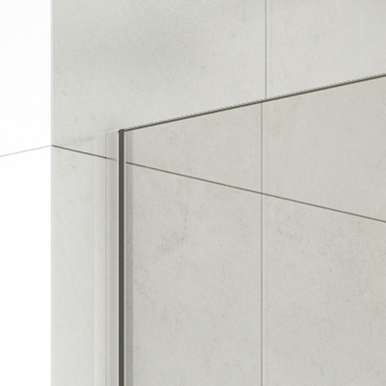 Parete fissa per doccia SCREEN Cromo Trasparente 106,5-108 cm (Include braccio di supporto) - 3