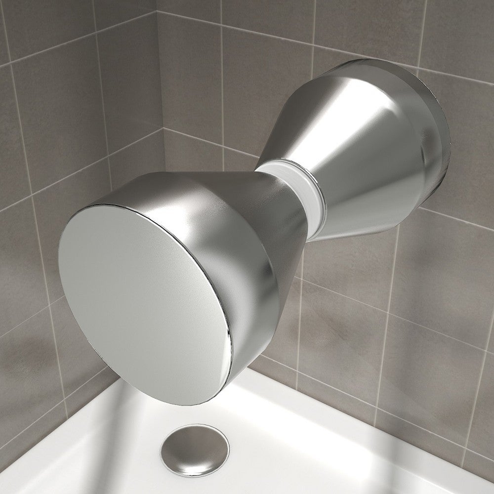 GINA Porte de douche H 195 cm largeur réglable 104 à 108 cm verre transparent - 7