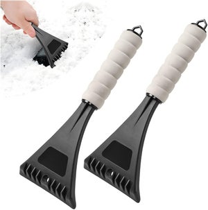 Pelle à Neige VEVOR 61 Cm - Lame En PEHD Lisse, Manche Segmenté - Poignée Ergonomique Antidérapante - Pour Allées, Trottoirs, Escaliers