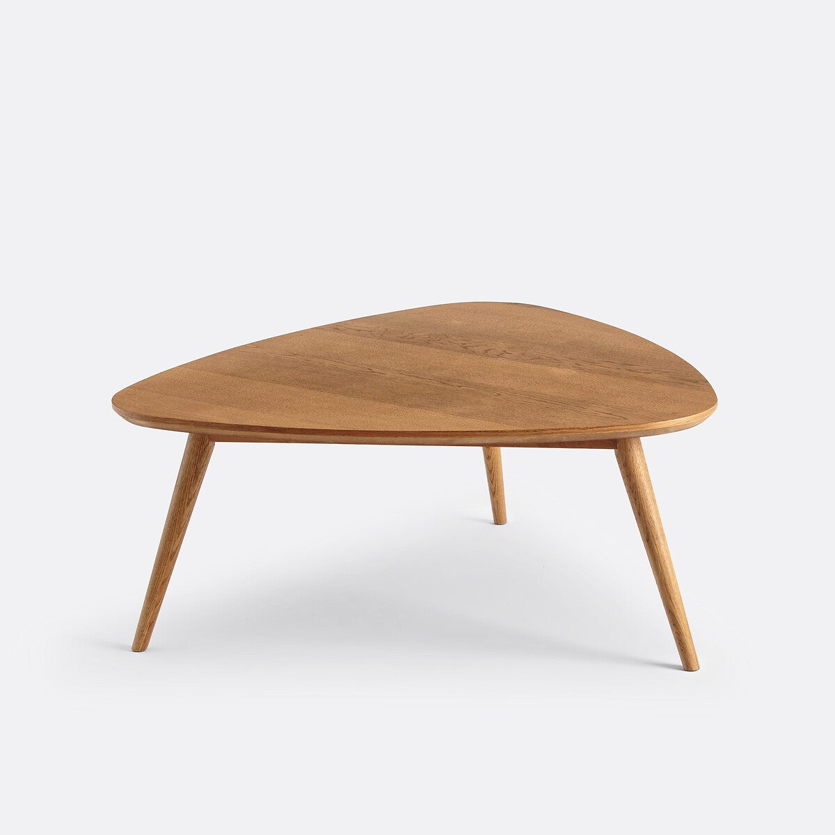 Table basse vintage chêne et plaqué, QUILDA - Chêne - taille unique ...
