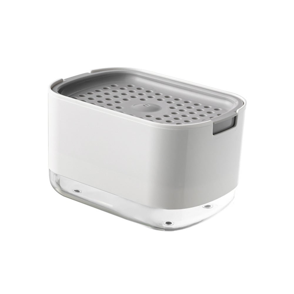 MR.SIGA 2 en 1 Distributeur Liquide Vaisselle et Porte-éponge, 900 ML