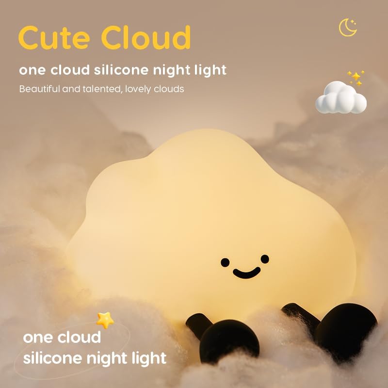 Capibara Luce notturna Lampada in silicone carina Lampada con sensore tattile a LED Lampada morbida RGB Luce notturna per bambini Camera da letto Decorazione desktop Regalo  39
