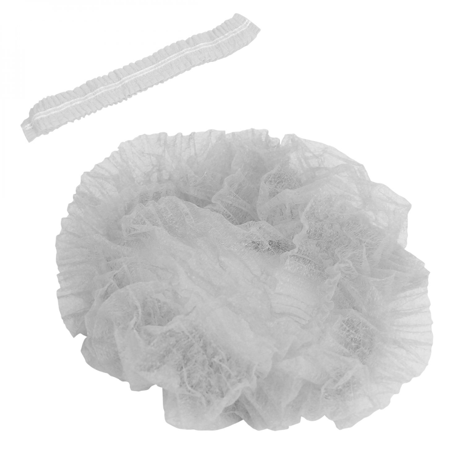 Lot de 200 charlottes jetables - Blanc - Vivezen - 2