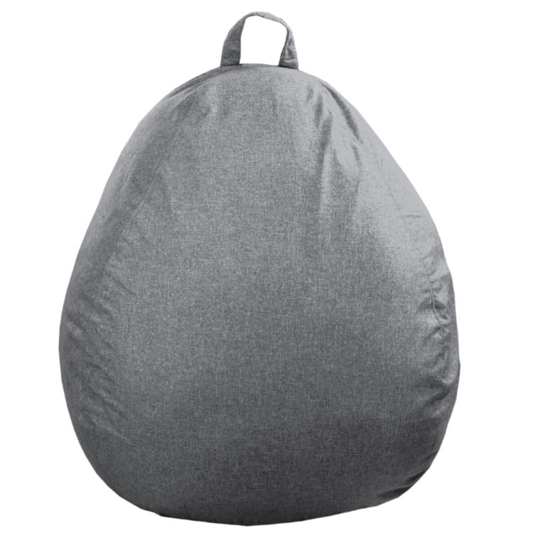 Pufe pêra BANANAIR 80 x 70 cm cinzento escuro - 4