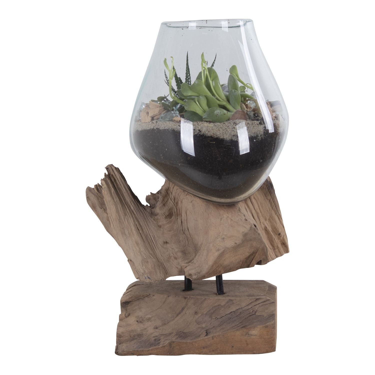 San Marino Waterdrop h25 cm teak. - 3
