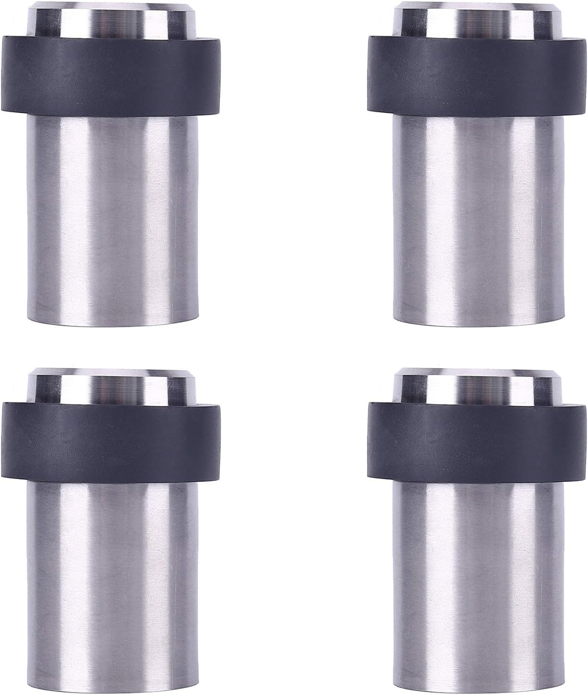 cm stalowy stoper do drzwi podłogowych, stoper do drzwi (zestaw 4 szt.)