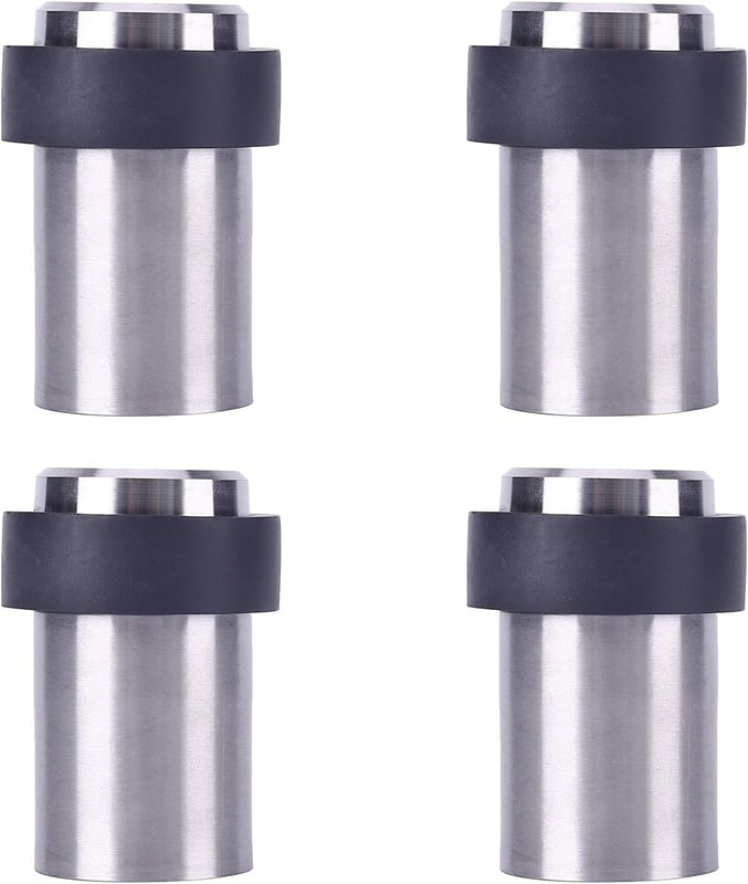 cm stalowy stoper do drzwi podłogowych, stoper do drzwi (zestaw 4 szt.)