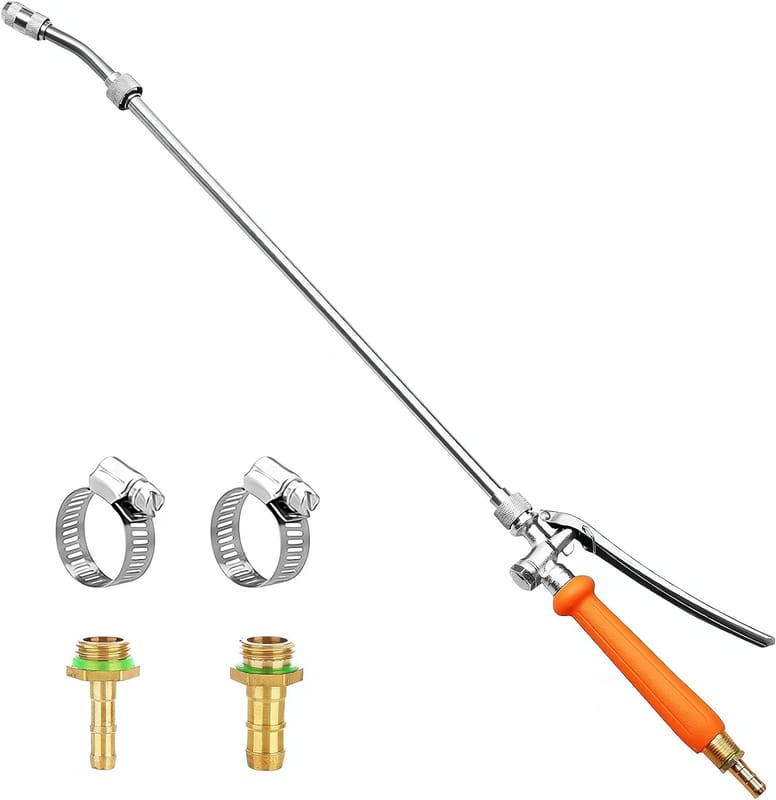 Rura natryskowa 29", wymienna mosiężna rura natryskowa 1/4" i 3/8",