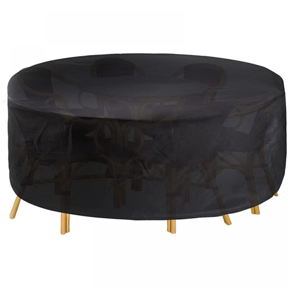 Wodoodporny pokrowiec na stół ogrodowy okrągły do mebli ogrodowych 120 x 75 cm