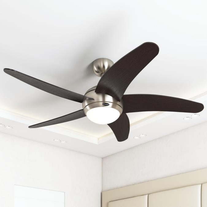 Ventilateur de plafond, télécommande, verre, 132 cm | ETC Shop: lampes, mobilier, technologie. Tout d'une source. | ETC Shop