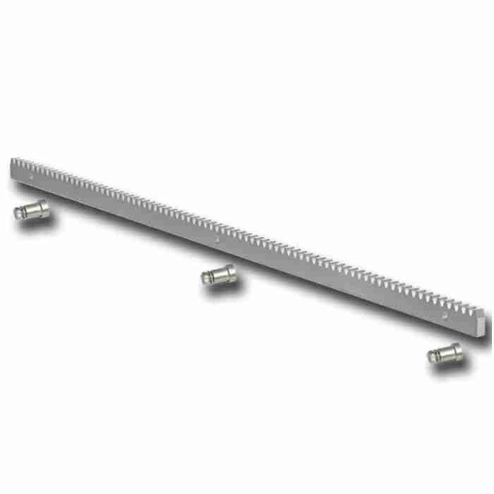 Cremagliera Acciaio Zincato 30X12 Mod.4 1 Metro Per Cancello FAAC GENIUS JA146 - 6