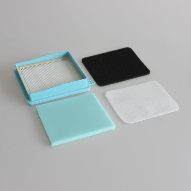 Vhbw Kit Filtri Per Philips PowerPro Active FC8645/FC8646 – 4 Pezzi: Filtro EPA, Pre-Motore, Spugna E Tessuto Protettivo