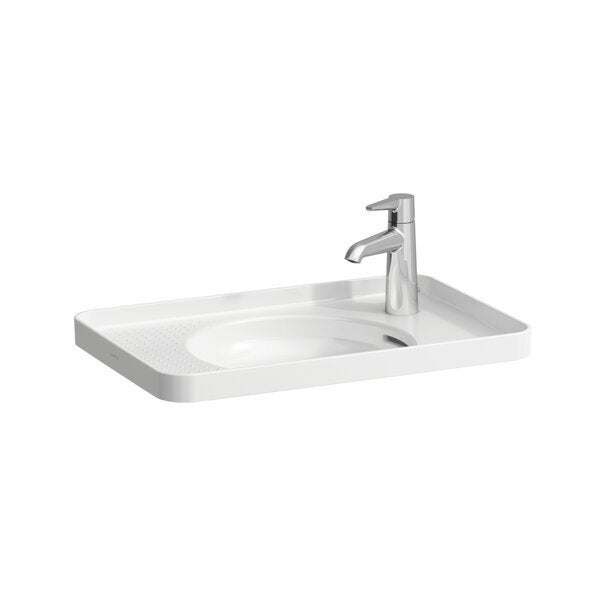 Laufen Meda - Lavabo, 65x46 cm, avec trop-plein, trou pour robinet