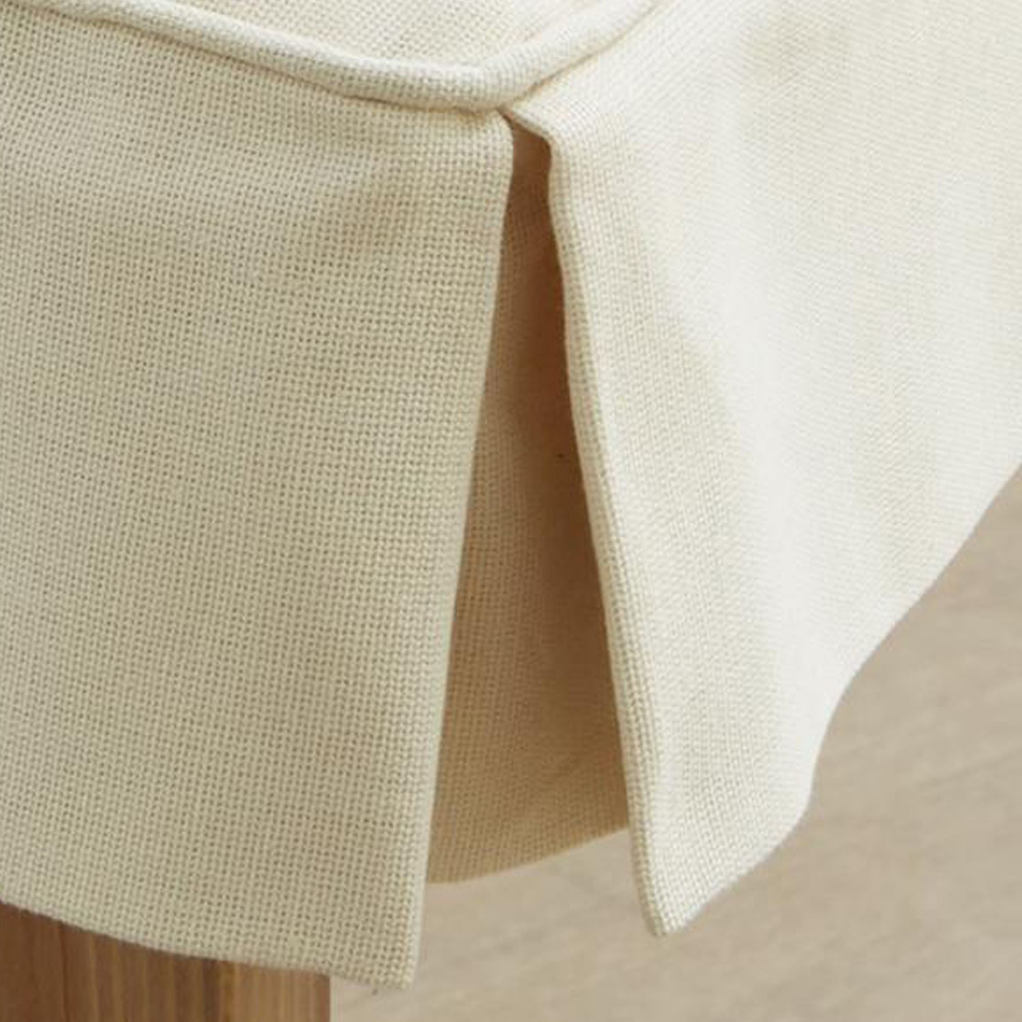 Galette GALIA 40x40 blanc ivoire en coton - 2