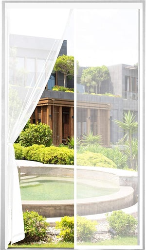 Sekey 160x230 Cm Rideau Magnétique Anti-insectes Idéal Pour Porte De Balcon, Porte Cave, Porte De Terrasse (découpable En Hauteur Et Largeur) Grâce Au