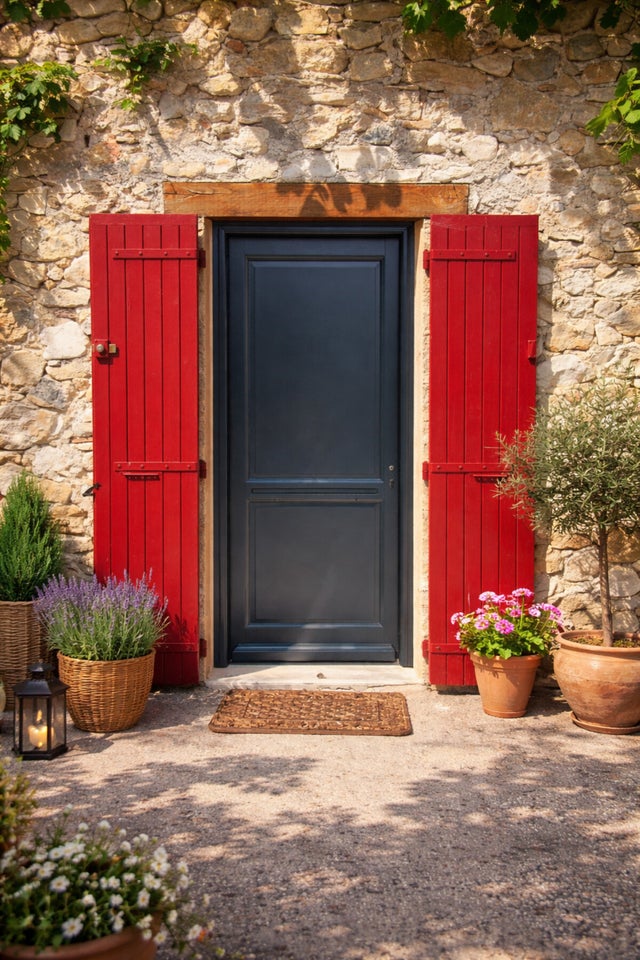 Porte D'entrée Bois Pleine Elina, H215 X L90 Cm Côte Tableau P.gauche Gd Menuiseries