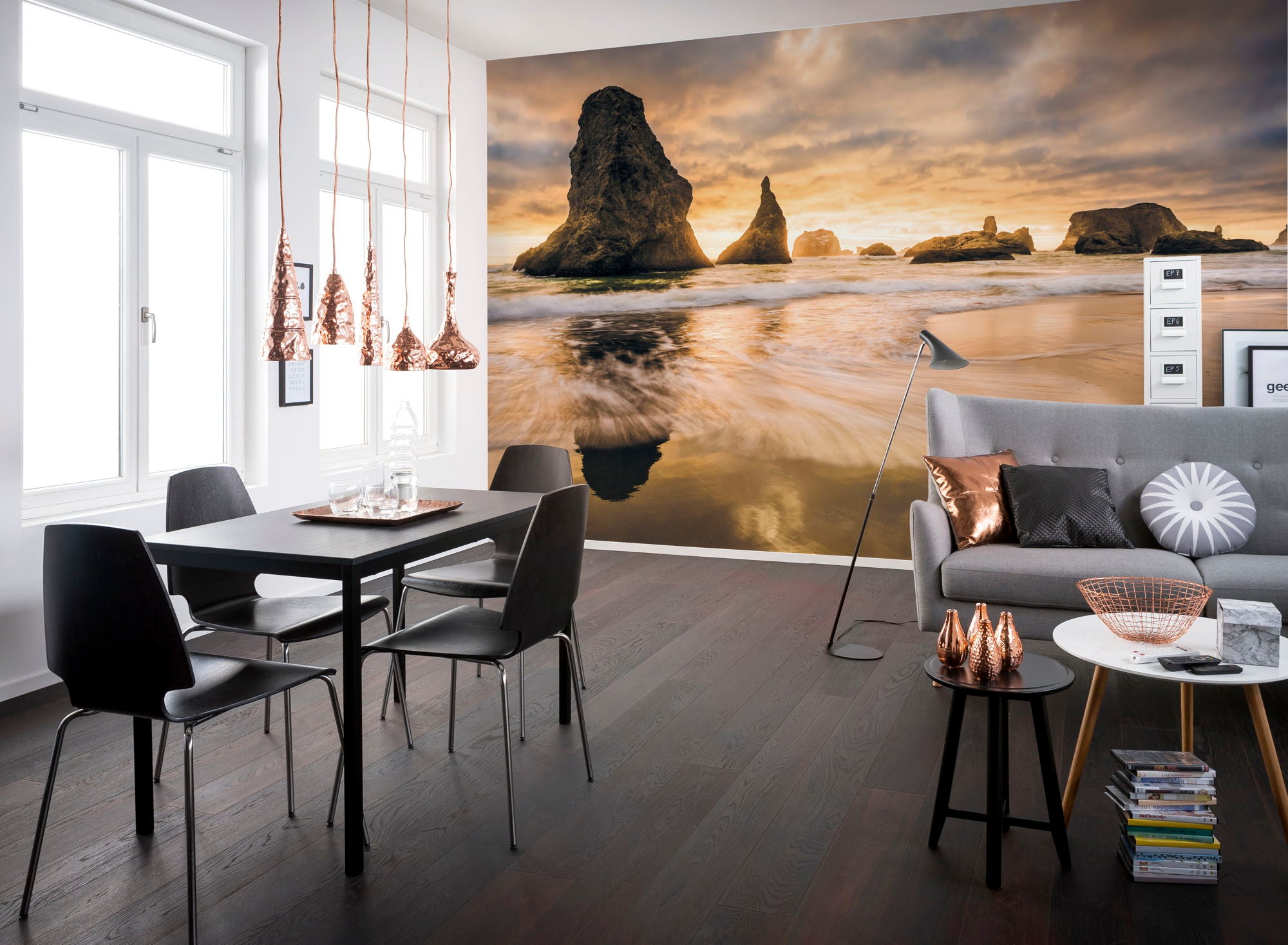 Fototapeta plaża beżowym - 400 x 250 cm - SANDERS &amp; SANDERS