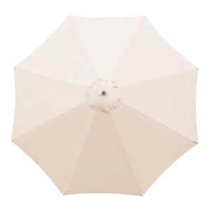 Telo Di Ricambio Per Ombrellone Da Giardino – 2,7m / 3m – 8 Stecche – Poliestere Resistente UV E Acqua – Copertura Solo Baldacchino